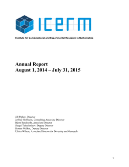 2014-2015 Annual Report