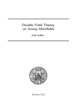 Double Field Theory on Group Manifolds
