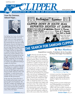 The Search for Samoan Clipper