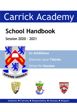 Carrick Academy Handbook 2020/21