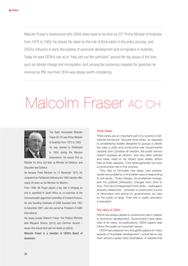 Malcolm Fraser AC CH