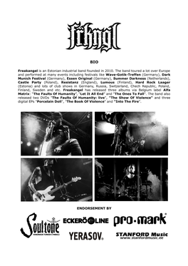 Freakangel Is an Estonian Industrial Band Founded in 2010. the Band