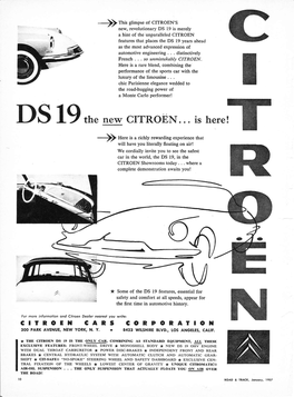DS Lgthe New Citroen... Is Here