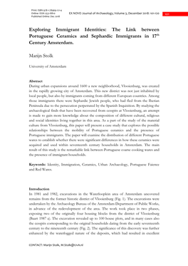 Human Mobility in Archaeology: Practices, Representations and Meanings (Ex Novo: Journal of Archaeology Volume 3 2018)