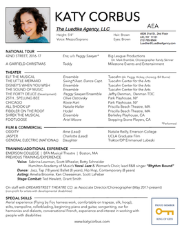 Katy Corbus Resume