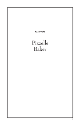 Pizzelle Baker