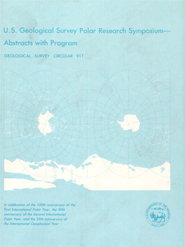 US Geological Survey Polar Research Symposium