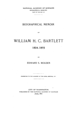 William H. C. Bartlett