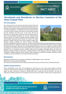 Muchea Limestone of the Swan Coastal Plain