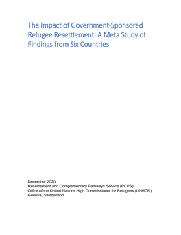 A Meta Study of Findings from Six Countries