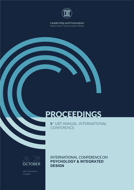 PROCEEDINGS 8 Th UBT ANNUAL INTERNATIONAL CONFERENCE