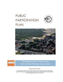 Public Participation Plan