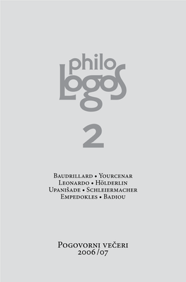 Pogovorni Večeri 2006 /07 Tiskana Izdaja Knjige Je Izšla Leta 2007 Isbn 978-961-6519-25-0 # 2 Pogovorni Večeri 2006 /07