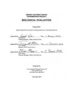 Table 2 Region 4 Sensitive Species Not Carried Forward for Analysis