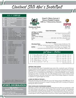 Cleveland State Men's Basketball