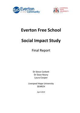 Everton Free School Social Impact Study