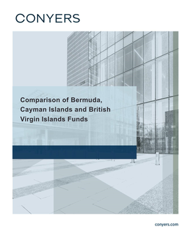 Comparison of Bermuda, Cayman Islands and British Virgin Islands Funds