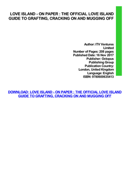 {PDF} Love Island