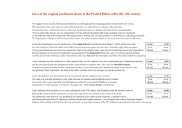 Sizes of the Original Parchment Sheets of the Pandect Bibles of the 4Th / 5Th Century
