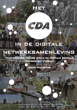 Het Cda in De Netwerksamenleving