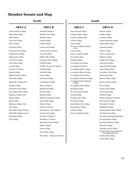 Area Map and List