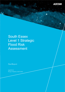South Essex Level 1 Strategic Flood Risk Assessment (SFRA)