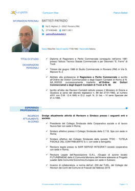 Curriculum Battisti Patrizio.31.1.2020