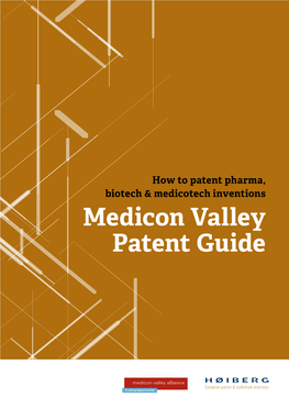 Medicon Valley Patent Guide IMPRESSUM