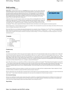 Drift Netting - Wikipedia Page 1 of 2