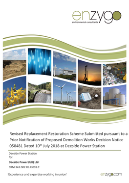 Deeside Power Station Restoration Scheme