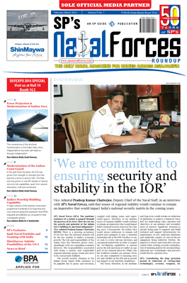 'We Are Committed to Ensuring Security and Stability in the IOR'