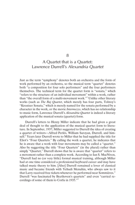 Lawrence Durrell's Alexandria Quartet