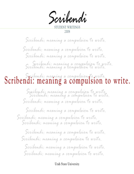 Scribendi 2008 in Hard Copy Form