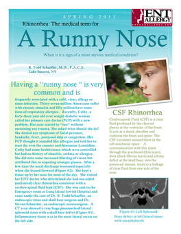 Runny Nose When Is It a Sign of a More Serious Medical Condition?