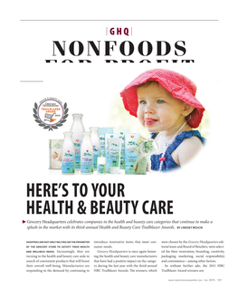 Nonfoods for Profit