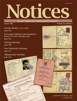 Notices of the American Mathematical Society ISSN 0002-9920  Springer.Com
