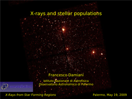 X-Rays and Stellar Populations