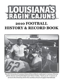 2010 Football History & Record Book