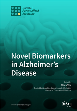 Novel Biomarkers in Alzheimer's Disease