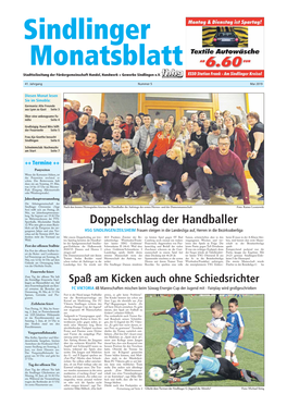 Sindlinger Monatsblatt Mai 2019