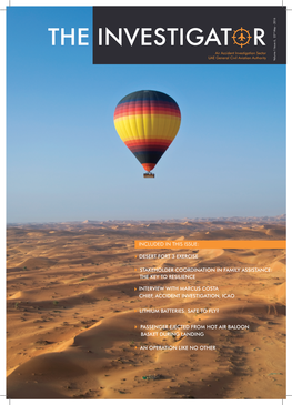 Semi-Annual Publication on Air Accident Investigation from UAE