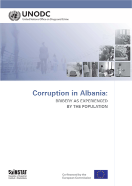 Corruption in Albania: BRIBERY AS EXPERIENCED by the POPULATION