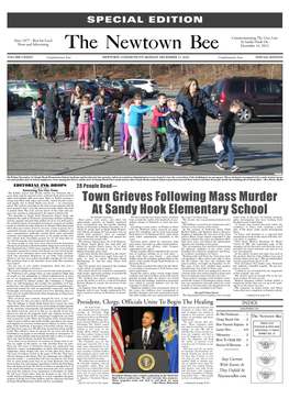 Town Grieves Following Mass Murder at Sandy Hook Elementary School