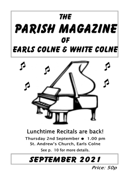 Parish Magazine of Earls Colne & White Colne