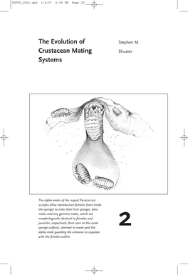 The Evolution of Crustacean Mating Systems 31