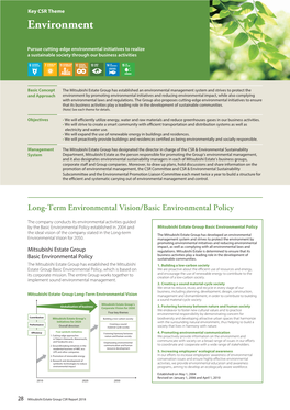 MITSUBISHI ESTATE GROUP CSR Report2018