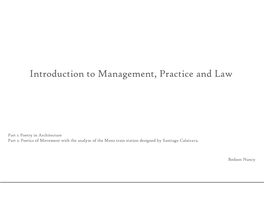 Introduction to Management, Practice and Law