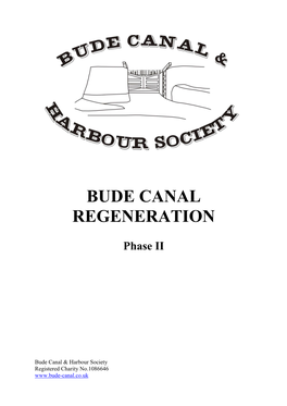 Bude Canal Regeneration