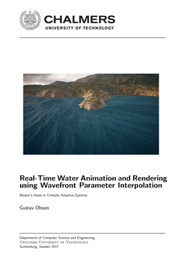 Real-Time Water Animation and Rendering Using Wavefront Parameter Interpolation