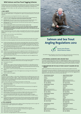 Salmon and Sea Trout Angling Regulations 2012